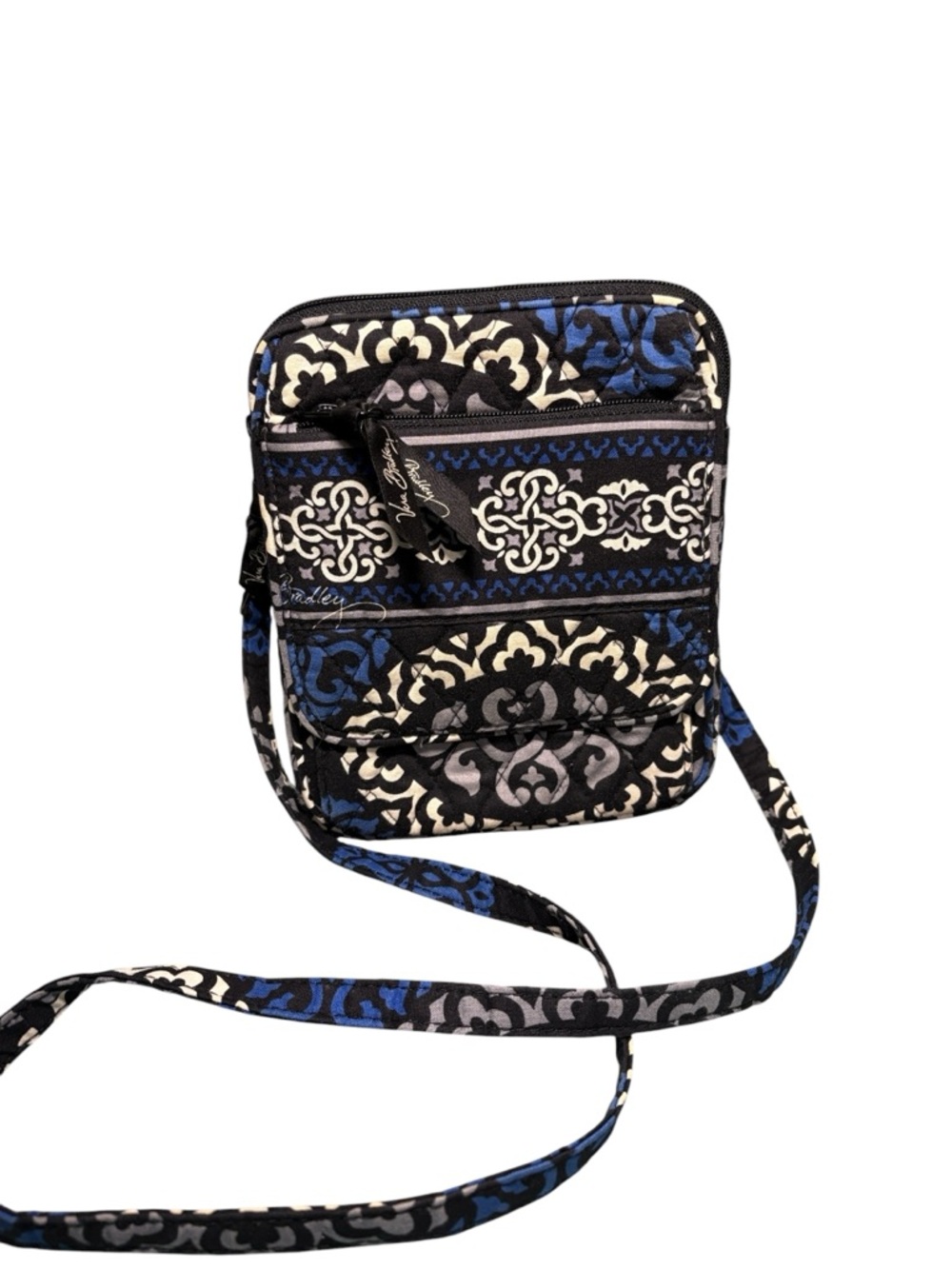 Vera Bradley RFID All-in-One Crossbody Wallet | Lisbon Medallion Cool Pattern